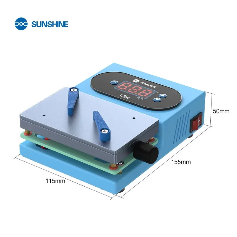 SUNSHINE LS4 Intelligent Multi-function heating Glue removal and layering heating machine for tinning, chip glue removal,mainboa
