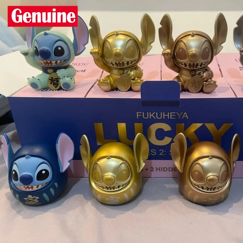 

Disney Stitch Lucky Blind Box Anime Figure - Desktop Decorative Figurine Trendy Blind Box Toys Gift A Delightful Auspicious Find