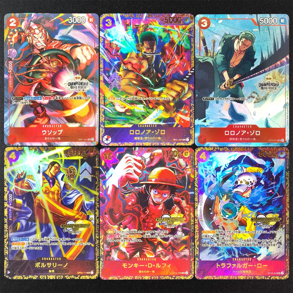 

DIY Proxy One Piece OPCG Japanese Sakazuki Luffy Zoro Kuzan Law Ace Borsalino Vivi Usopp Shirahoshi Sabo Benn Game Card Toy