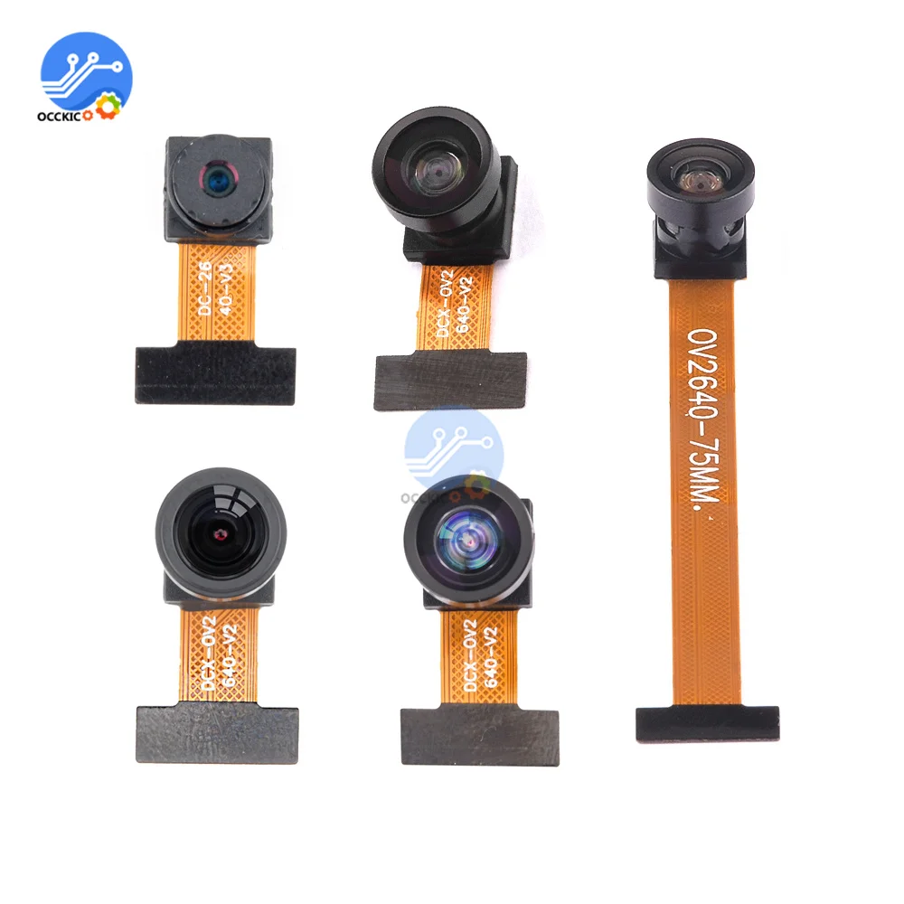 Модуль камеры OV2640, 66/120/160 градусов, 2 миллиона пикселей, интерфейс DVP, ESP32, микрокомпьютер с одной микросхемой, камера для телефона