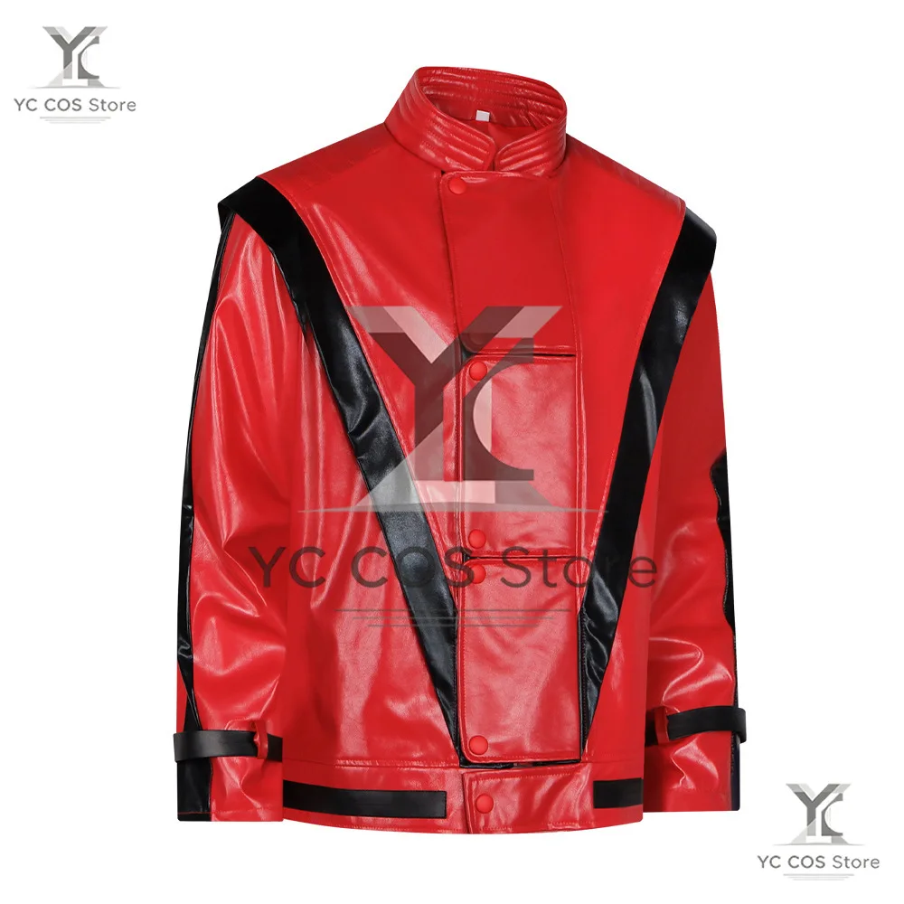 Chaqueta de Cosplay para Hombre 2026 para Imitador de Michael Jackson, Disfraz de Abrigo para Fiesta de Halloween y Navidad, Ropa Nueva para Espectáculos Escénicos