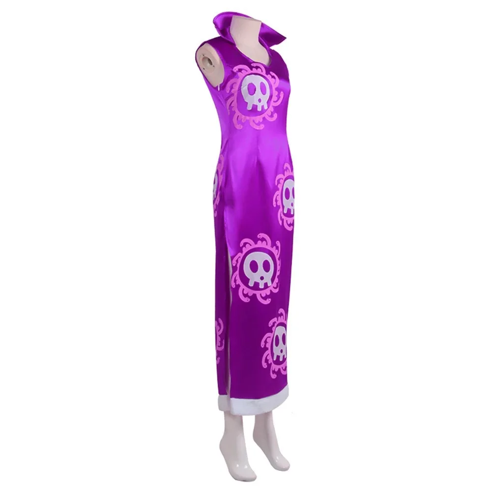 Costume da donna Anime One Piece Cosplay Boa Hancock