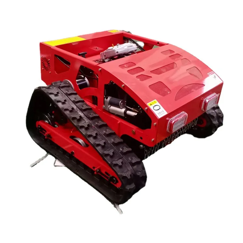 Crawler Remote Control Mower Factory Lawn Orchard Grass Cutting Weeding Machine