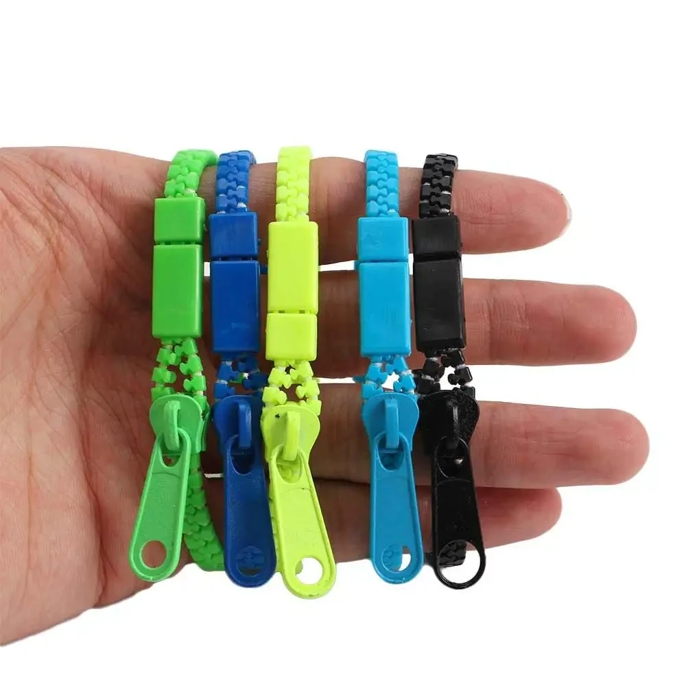 Pack Zipper Bracelet Fidget Toy For Anxiety And Stress ADHD Autism Therapy Party Favors For Kids Juguetes Antiestrés Para Niños