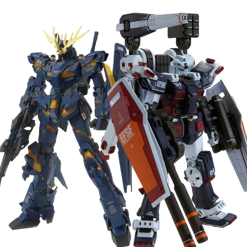 Bandai MG Regular Edition MG191 Full Armored Gundam[Gundam Thunder Universe]Ver.Ka&MG199 Unicorn Gundam 2 Mourning Witch Ver.Ka