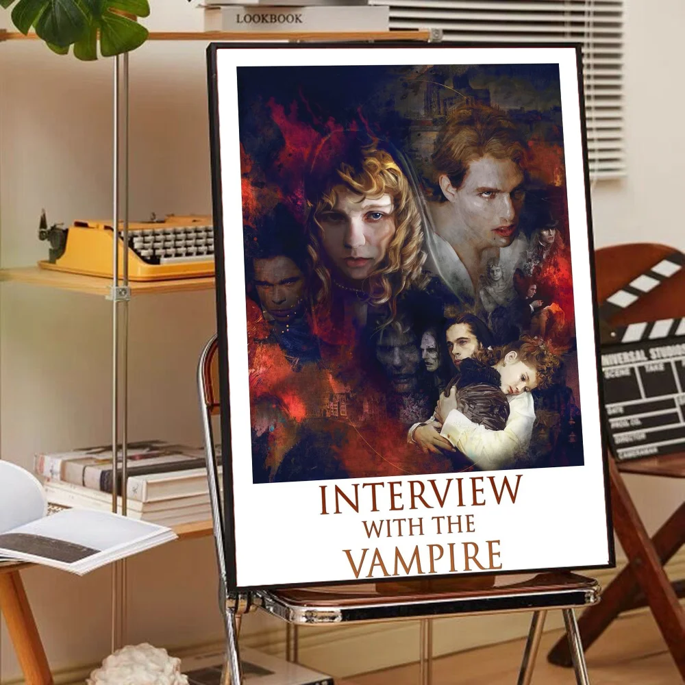 Interview with the vampire Classic Vintage Posters Whitepaper Prints Posters Artwork Kawaii Room Decor