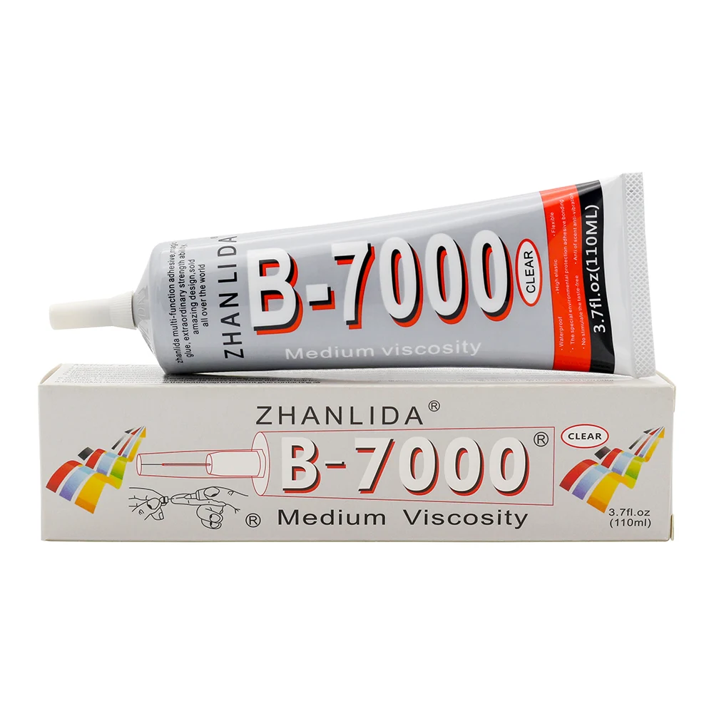 กาวสัมผัสติด B7000เครื่องประดับ b-7000พลอยเทียมอเนกประสงค์กันน้ำซ่อมโทรศัพท์หน้าจอสัมผัส LCD แหวนผ้าอะคริลิค