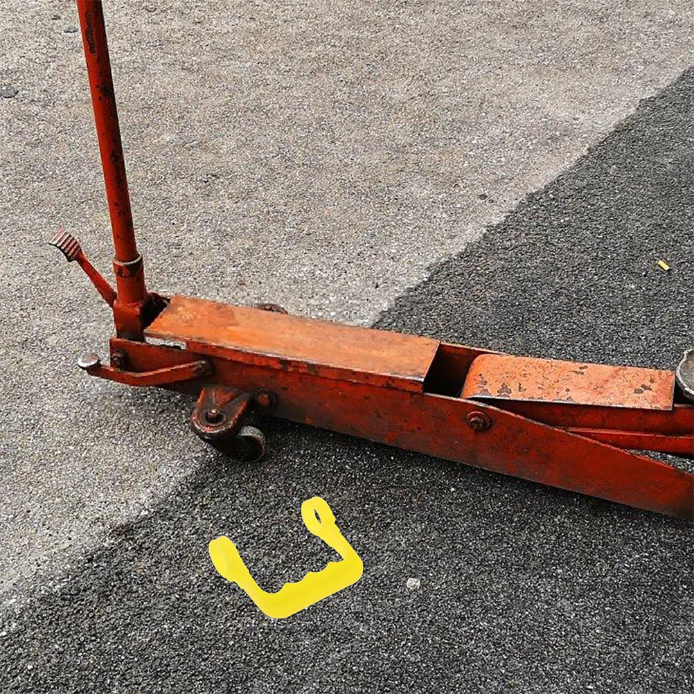 2 Pcs Jack Handle Floor Replacement Parts Container Lifting Hook Yellow Car Horizontal Hydraulic Accessory