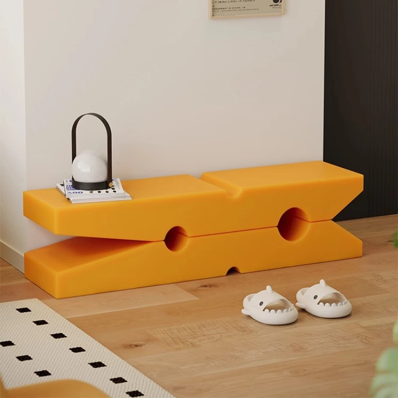 

Plastic low stool, creative small stool, modern simple shoe changing small stool