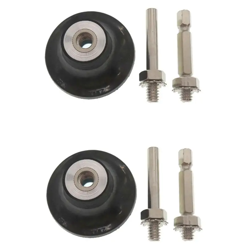 

AT21-Black Torque Lock Rubber Spiral Tray Sanding Disc Metal Sand Disc Grinding Disc