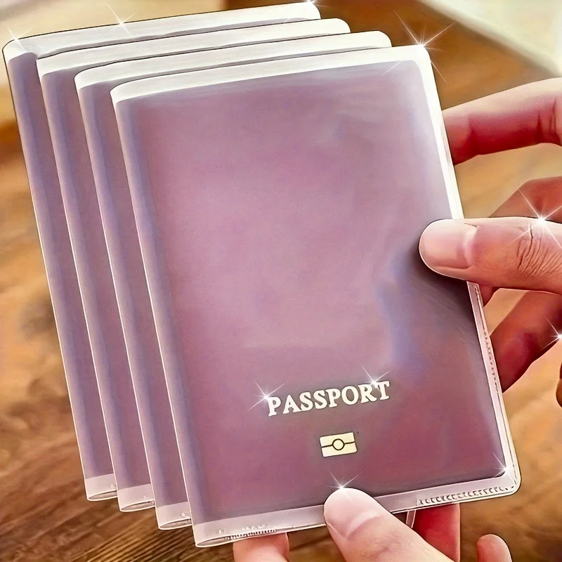 

2 sets of durable passport holders, scratch-resistant document protection cases