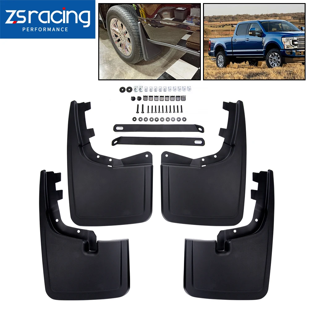 

ZSRA-4PCS Mud Flaps Splash Guards Fender Front Rear Mud Guards Splash ML3Z-16A550-AA For 2021-2025 Ford F-150 LKT181