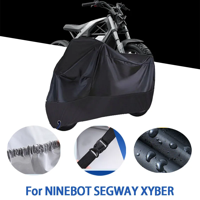 

Motorcycle Full Covers For NINEBOT SEGWAY XYBER Car Outdoors Sun Protection Dust No Ear Thickened Oxford Clothcover Accessories