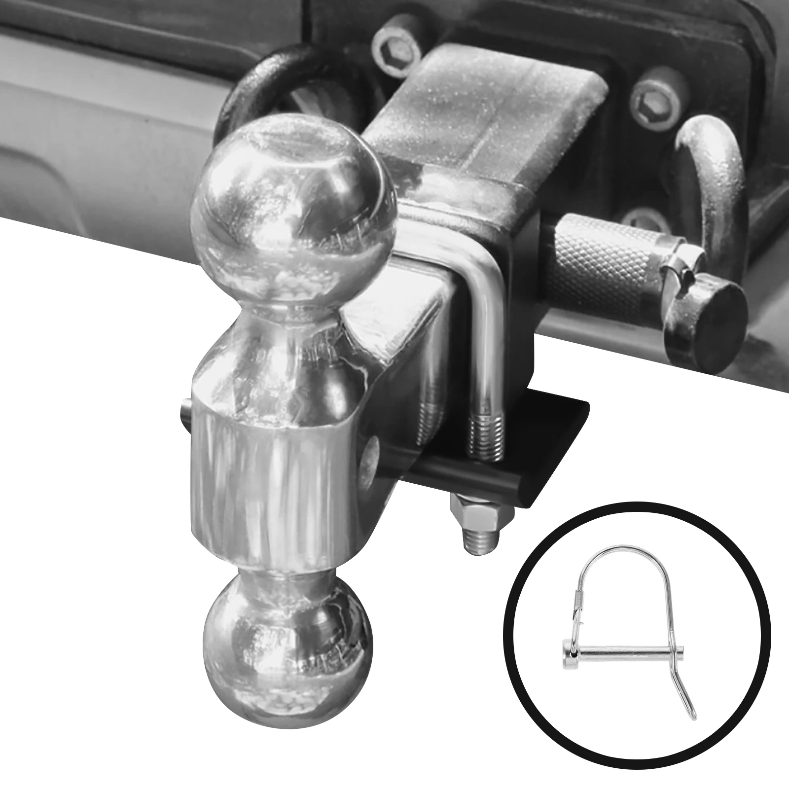 

8pcs DSpring Pins Heavy Duty Trailer Coupler Locking Pins Quick Release Safety Hitch Pin Lock Carbon Steel Parts