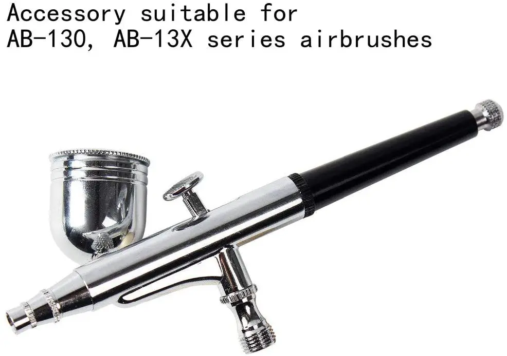Airbrush Replacement Parts Kit with Airbrush Nozzle Needle Nozzle Cap Replacement Airbr Cleaning and Maintenance Combination Set