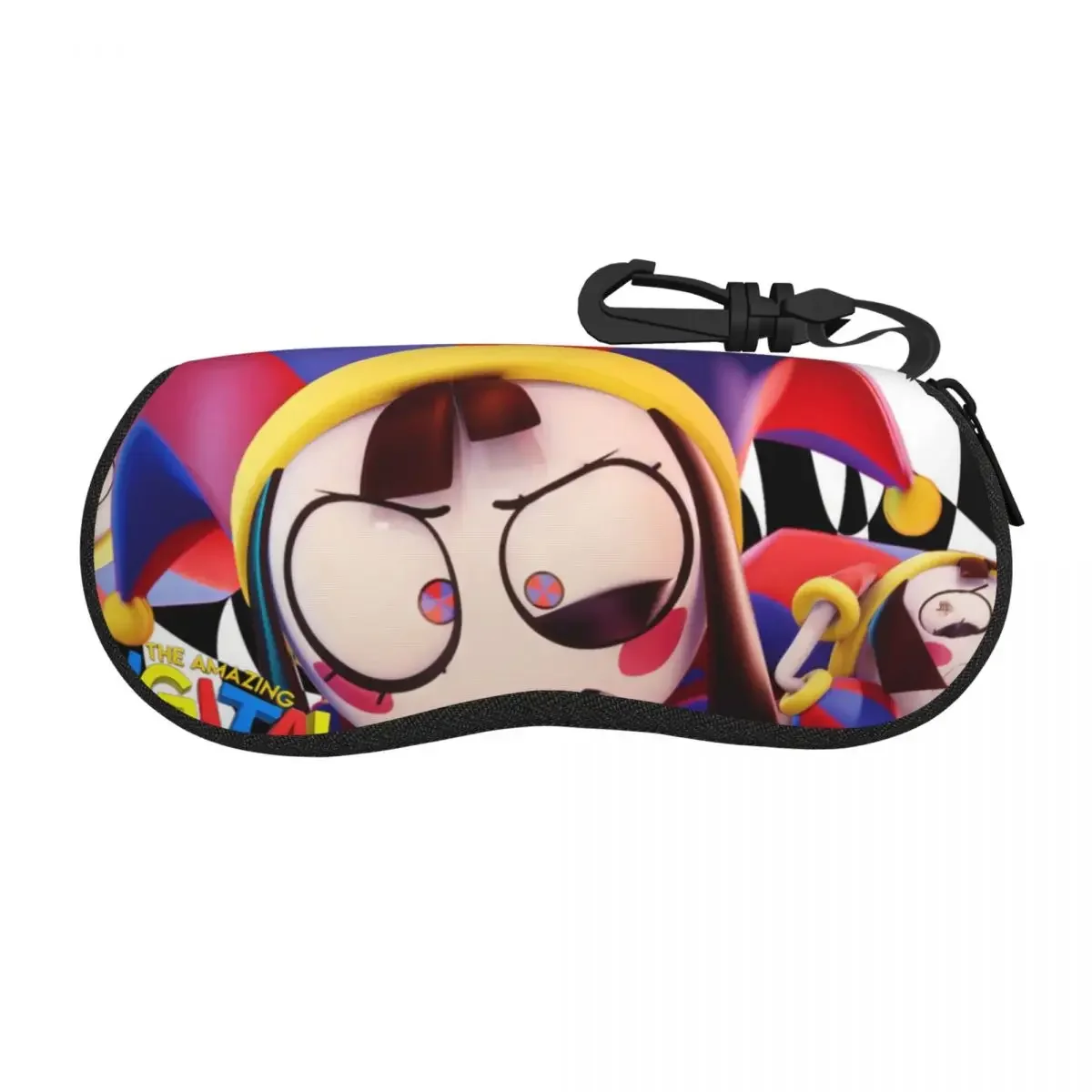 

Amazing Digital Circus Shell Glasses Case Protective Sunglasses Box Women Men Soft Eyeglass Bag Pouch