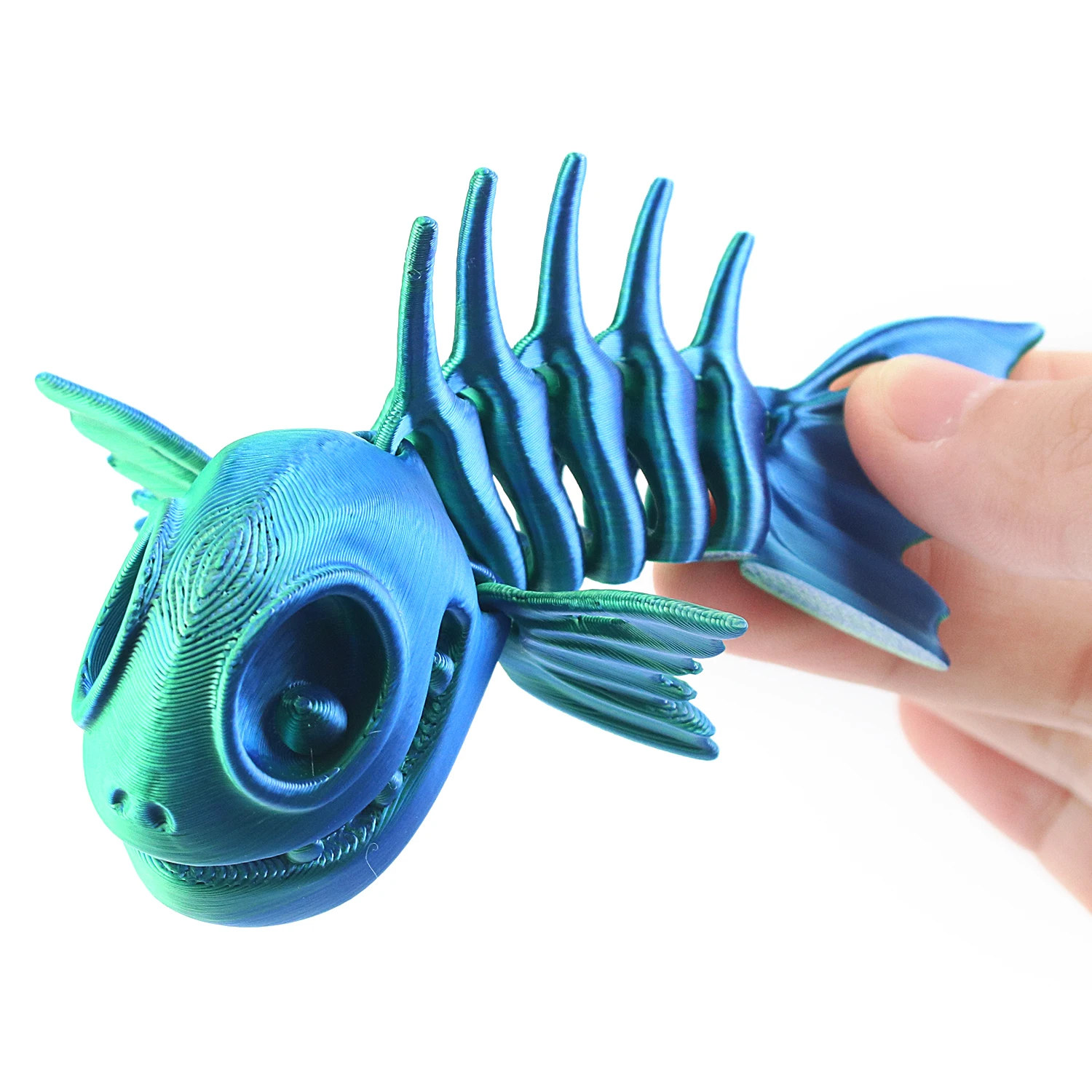 Figurines de poisson, artisanat fait à la main, animaux marins eo, articulations mobiles, collection de cadeaux créatifs