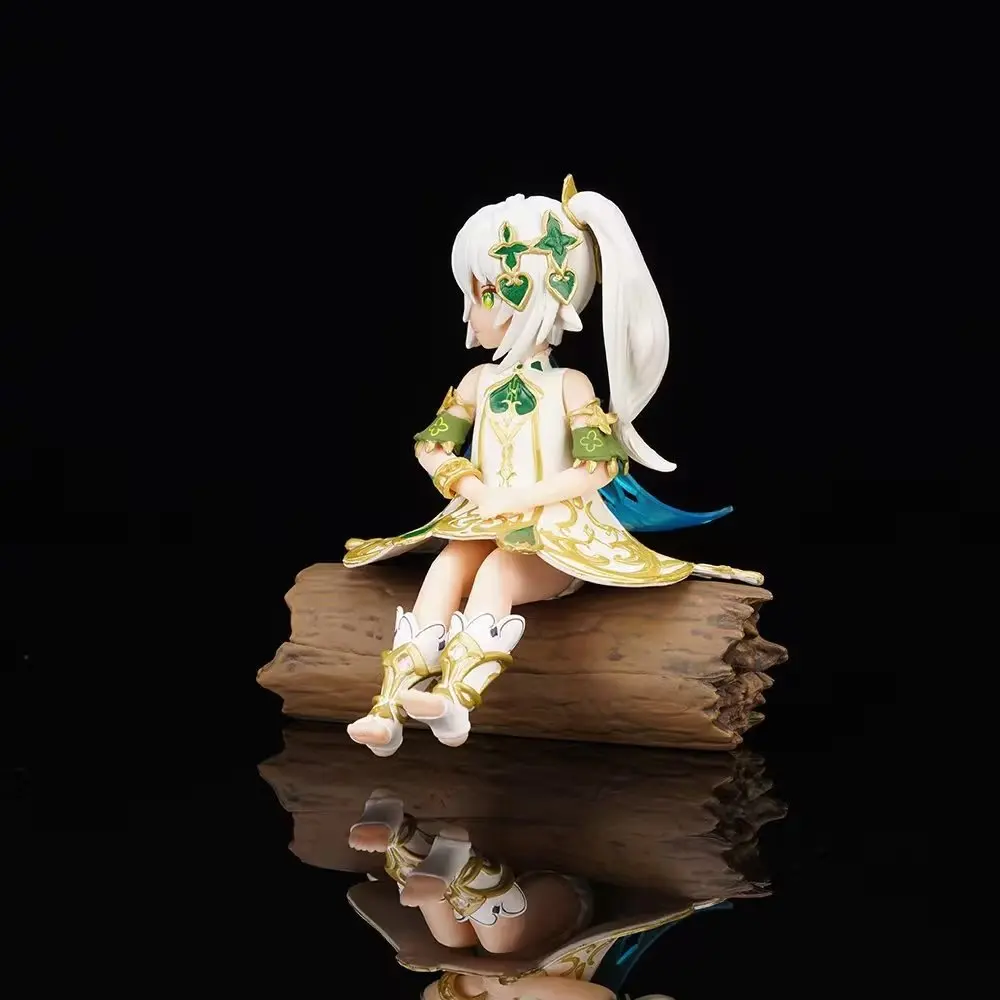 13cm Genshin Impact Nahida Sitting Position Game Girl Figure Model Gk Statue Boy Collection Desktop Decoration Ornament Toy Gift