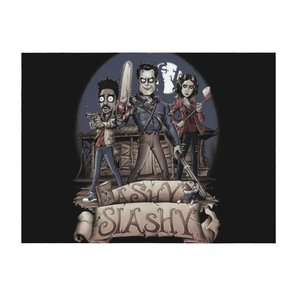 

Ashy Slashy Throw Blanket Moving Luxury Warm wednesday Blankets