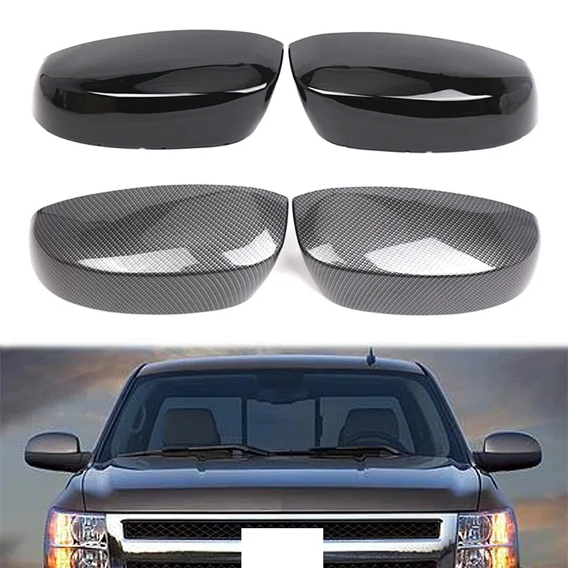 25788156 Car Rear View Mirror Cover For Chevrolet Avalanche Suburban 1500 2500 Tahoe Fit GMC Yukon XL 1500 2500 2007 2008-2013