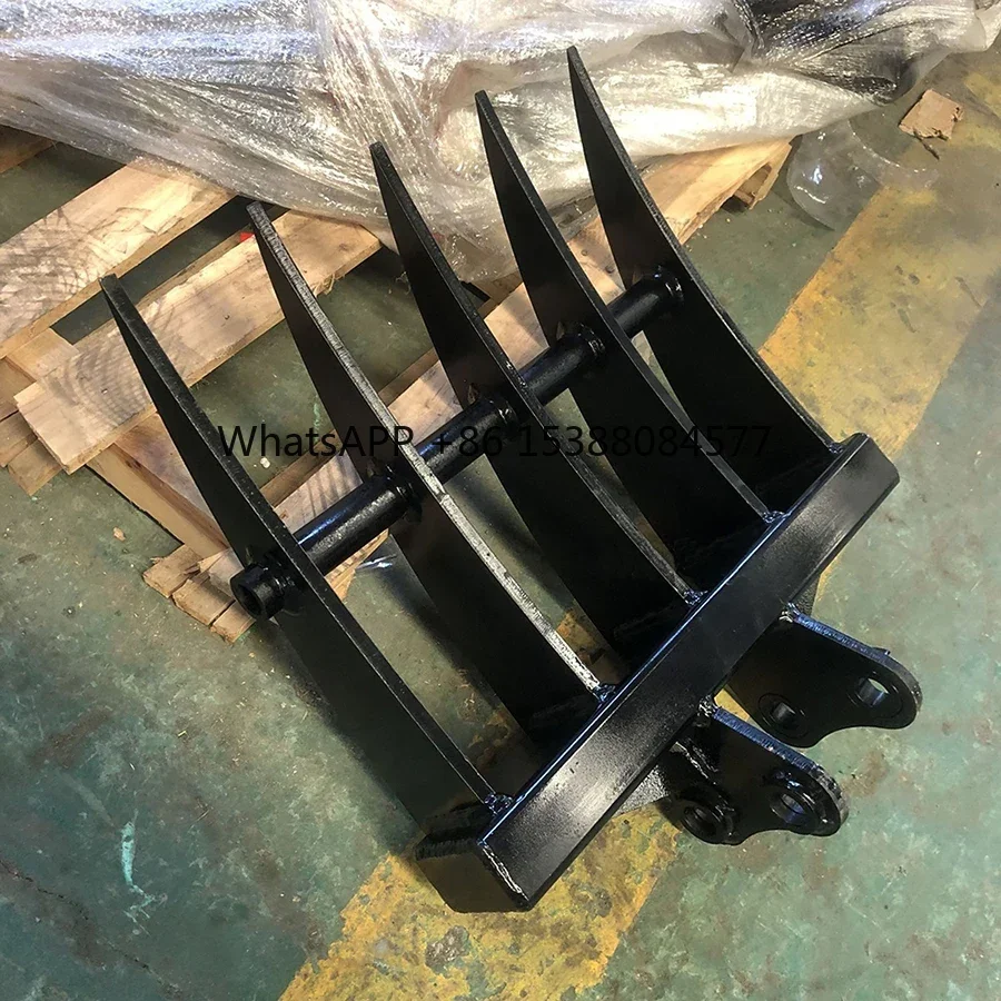 

OEM factory supply mini excavator rake attachment