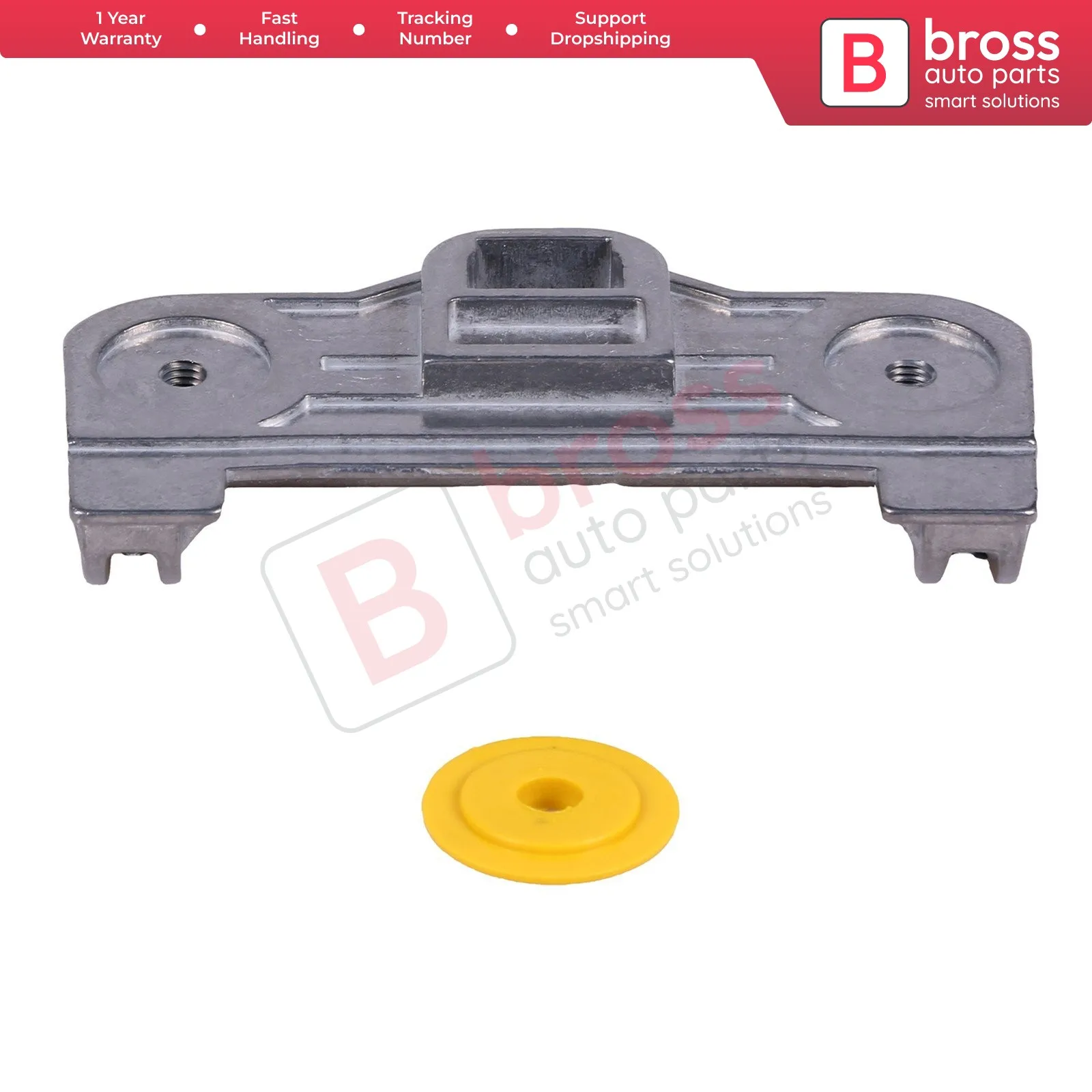 

Bross Auto Parts BWR9 Electrical Power Window Regulator Clip Rear; METAL Right Door for BMW E39 1995-2004 Made in Turkey