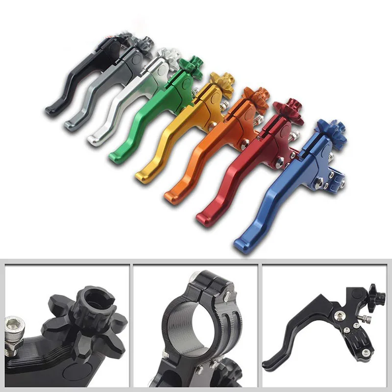 Motorcycle Clutch Lever Handlebar Universal CNC Aluminum One Finger for KTM Honda Suzuki Yamaha Kawasaki Motocross Pit Dirt Bike