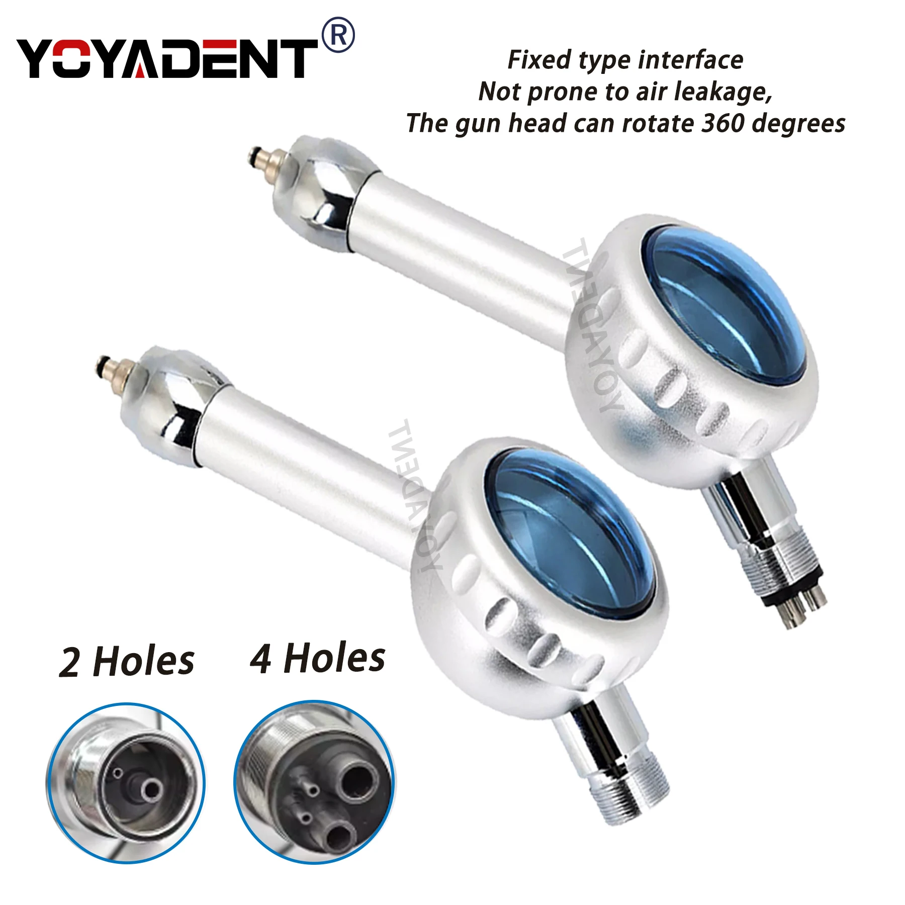

2/4 Holes Dental Air Polisher Prophy Jet Teeth Oral Irrigator Abrasion Microetcher Calculus Remover Polishing Tool