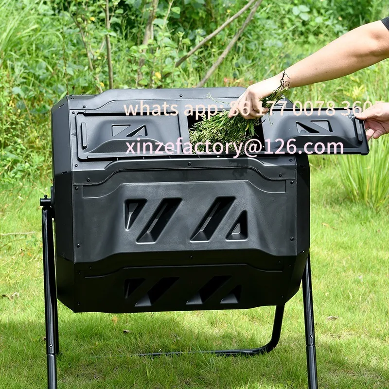 

Customizable Garden Compost Bucket Gardening Tools Plastic Roller Storage Box Organic Fertilizer Tipping Bucket Fermentation Box