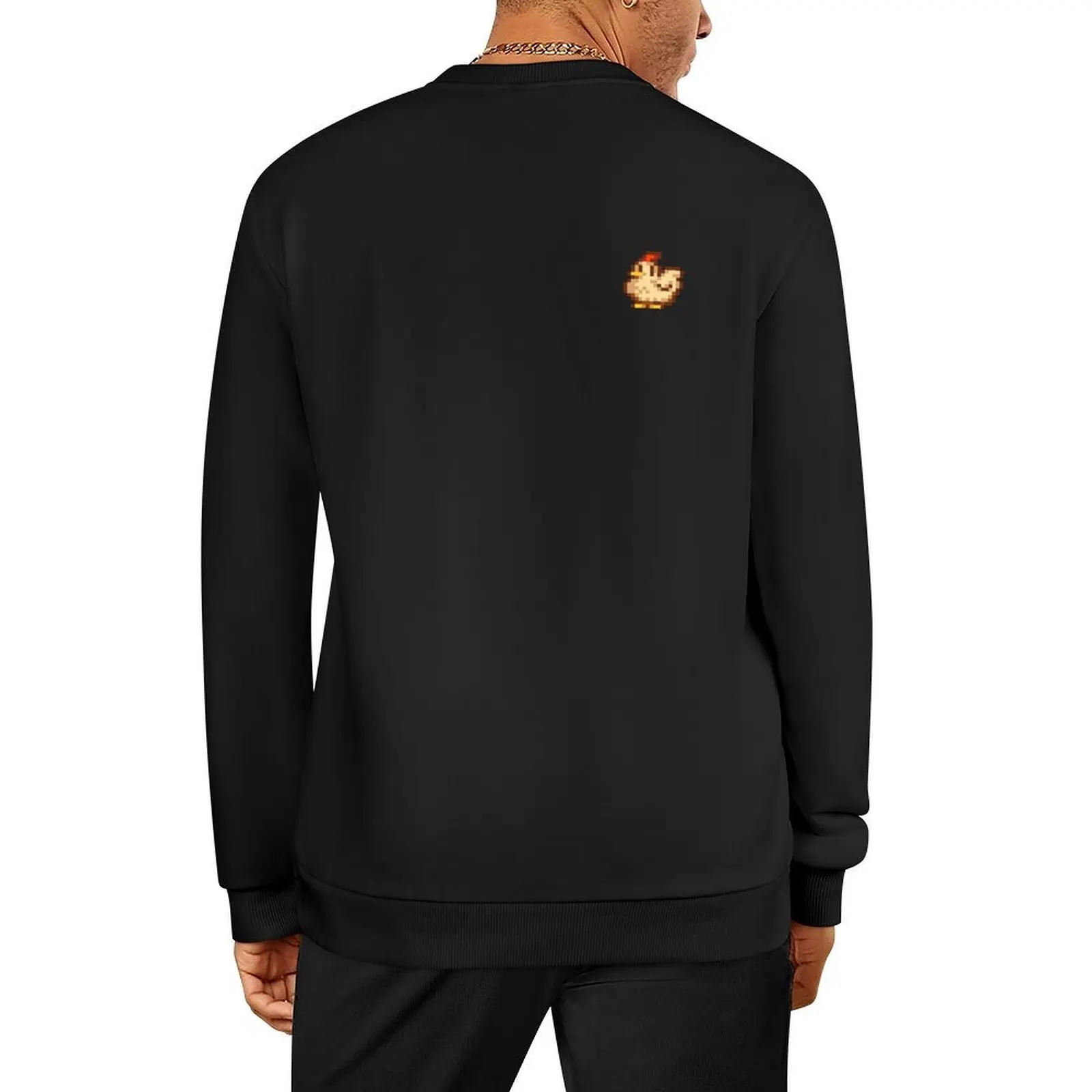 

White Chicken Stardew Valley Pullover men wear korean style clothes men's clothes autumn jacket men autumn sweatshirt