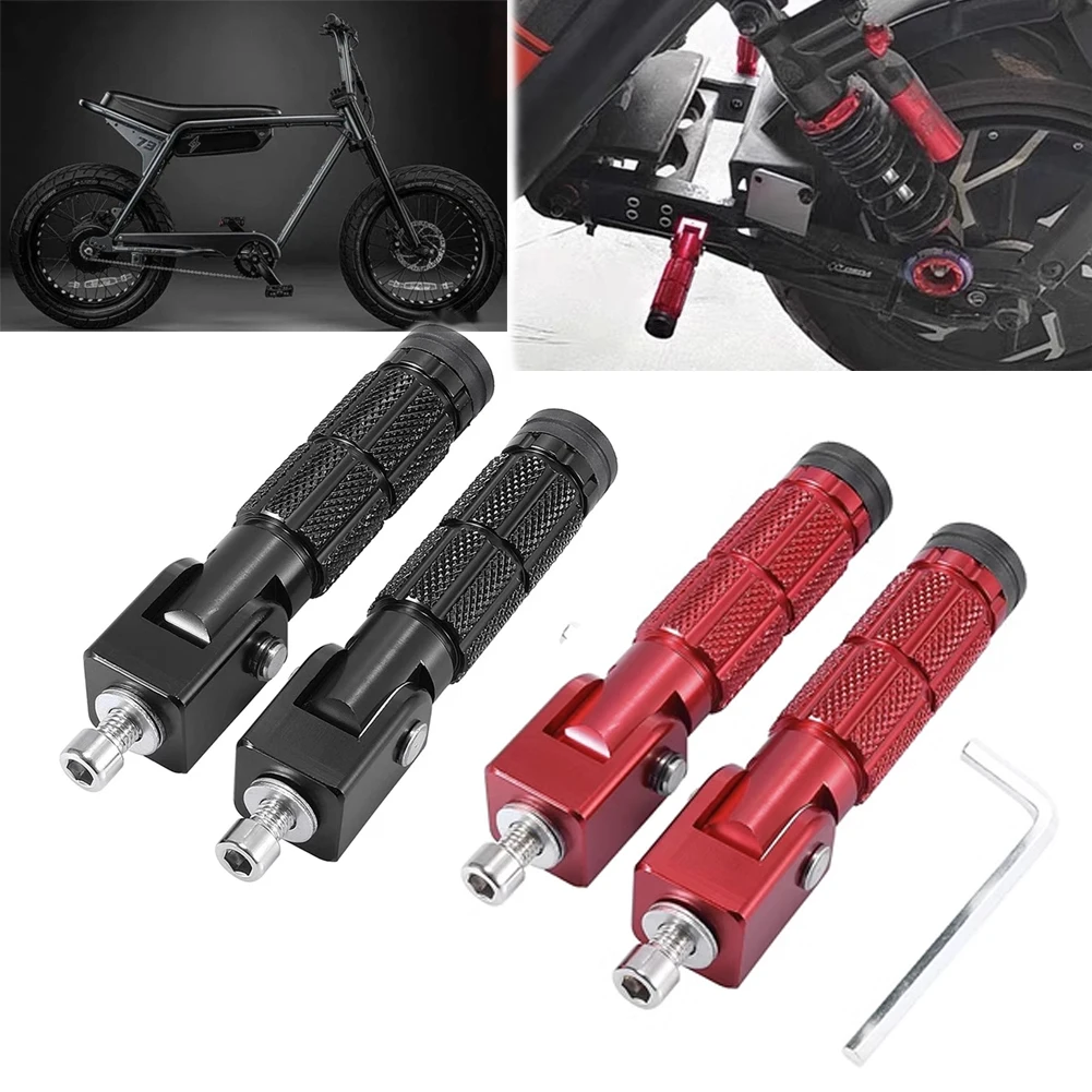 Electric Vehicle Rear Passenger Footrest Pedals Foot Pedal For SUPER73 73RX / 73S2 / 73ZX / 73Z1 73-ZX 73-RX 73-S2 73-Z1