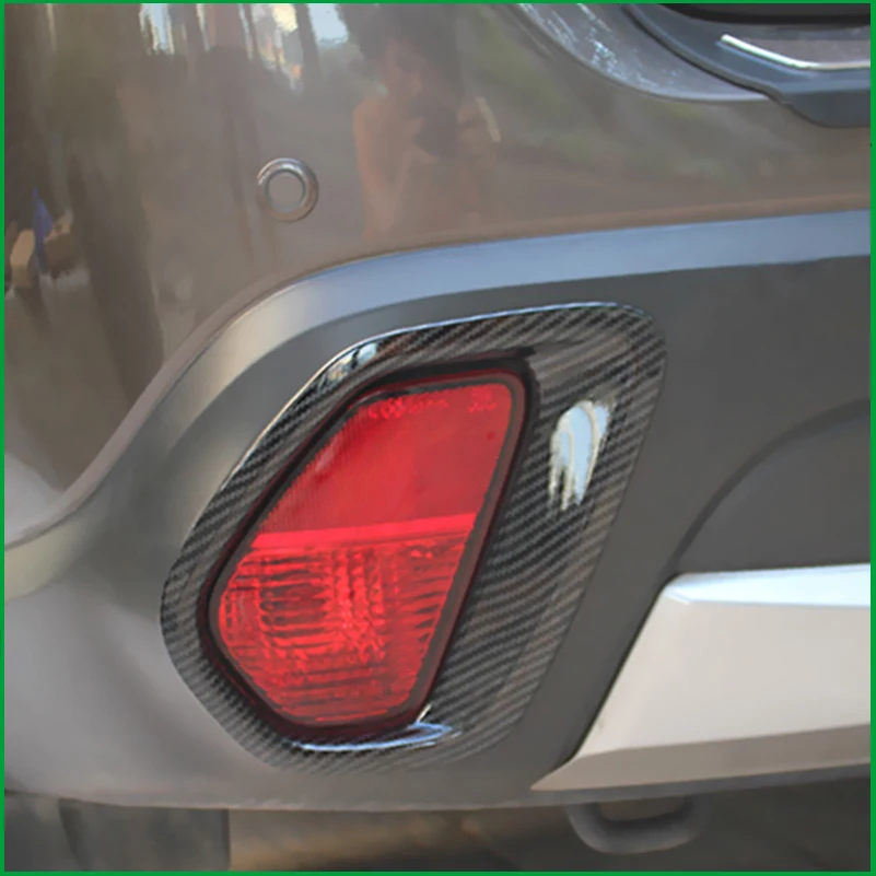 Car Styling For Mitsubishi Outlander 2016 2017 2018 Rear Fog light Frame Cover Sticker Trim Decorate Auto Parts Accessories