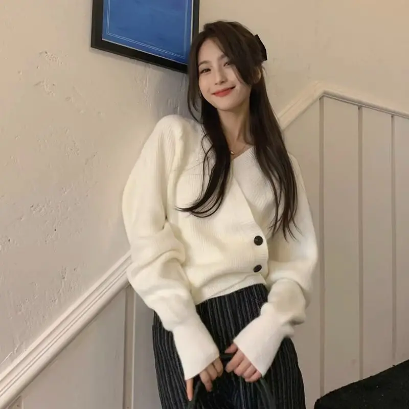 

Sweaters Jumpers Cardigans Womens Kawaii Japanese Blending Sheer Basic Fitted Date Night Elegant Sexy Feminine Delicate Colorful