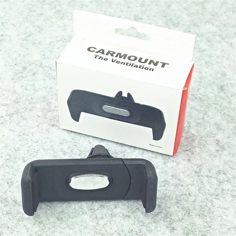 유니버설 차량용 핸드폰 마운트, 지문 클램프, 에어 벤트, 자동차 마운트, 핸즈프리 휴대폰 홀더, 차량용 레버 포함