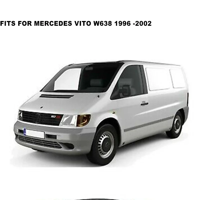 Window Visor For Mercedes Vito W638 1996 1997 1998 1999 2000 2001 2002  Weathershield Sun Rain Deflector Guards Cover Trim