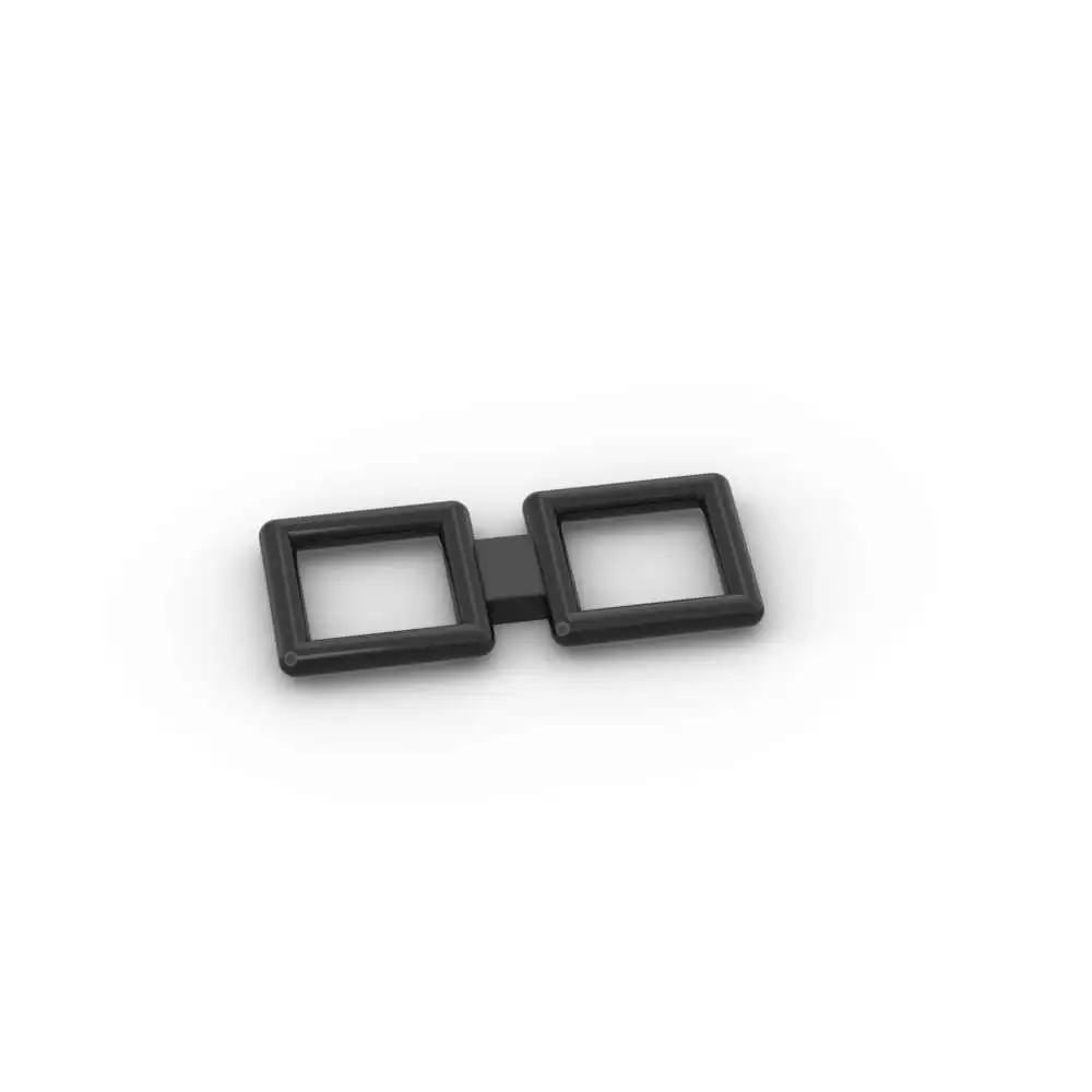 

MOC 10PCS 35366 Bar Two Squares Building Blocks Kit Brickheadz Glasses Character Bricks Particle DIY Toys Children Birthday Gift