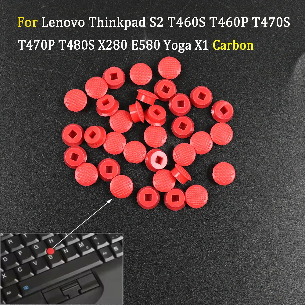 10Pcs For Lenovo Mouse Laptop Pointer Track Red Cap For Thinkpad S2 T460S T460P T470S T470P T480S X280 E580 Yoga X1 Carbon