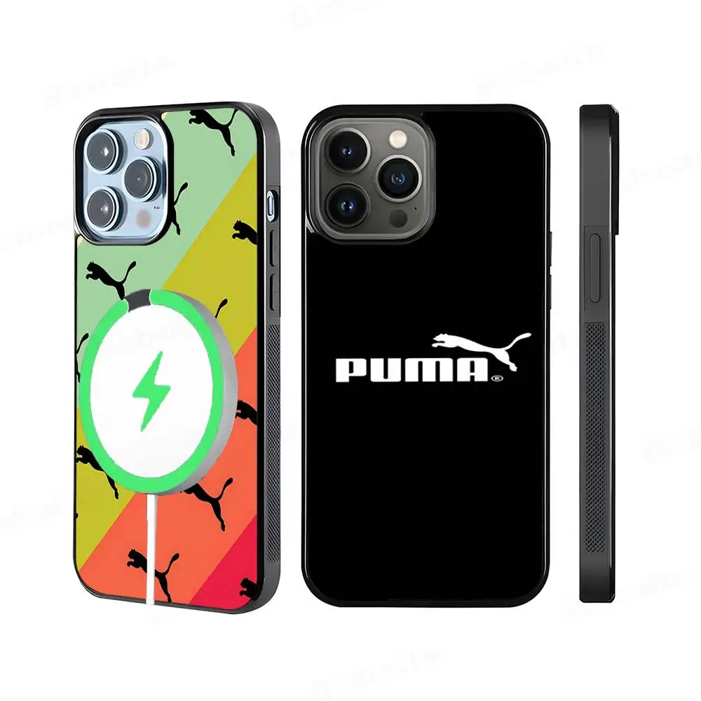 

Fashion P-PU M-MAs Phone Case For IPhone 17 Air 16 15 14 13 12 11 Pro Max Plus For Magsafe Wireless Charge Cover