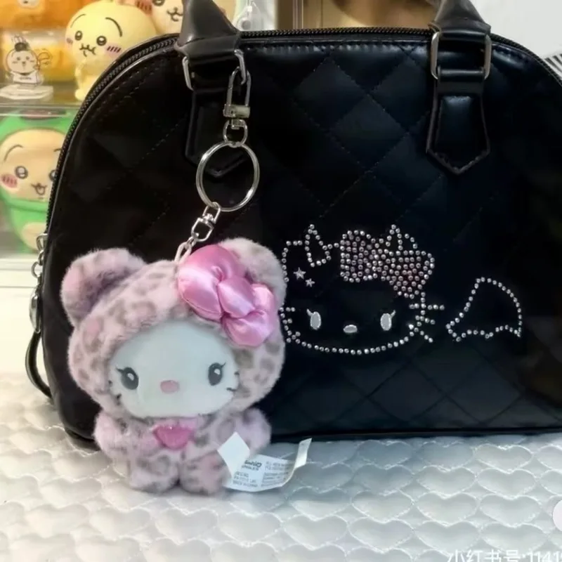 Sanrio Leopard Bear Series Hellokitty Cinnamoroll My Melody Plüschtiere Süße Tasche Puppe Anhänger Puppen Urlaubsgeschenke