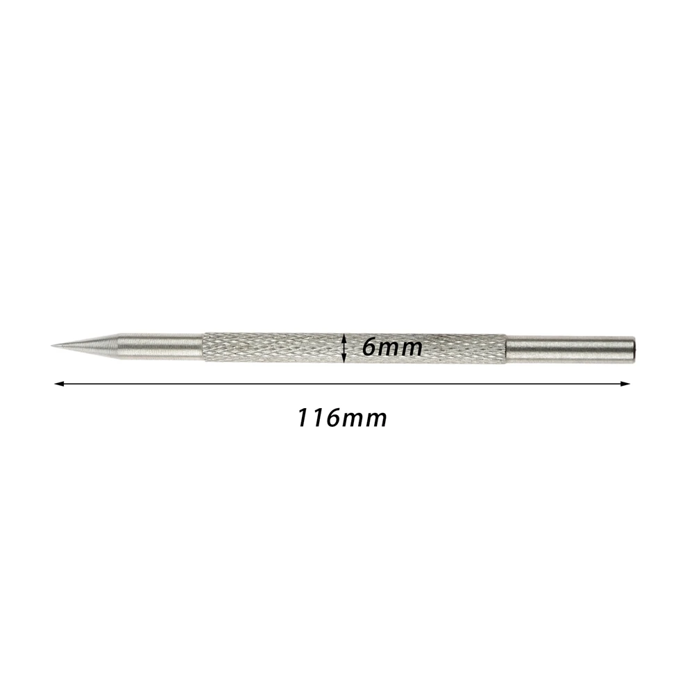 1 Đồng Hồ Thép Không Gỉ Da Khắc Dòng Bút Bản Mẫu Nghệ Thuật Hoa Văn Đánh Dấu Định Vị Scribing Bút Cho DIY Leathercraft Dụng Cụ