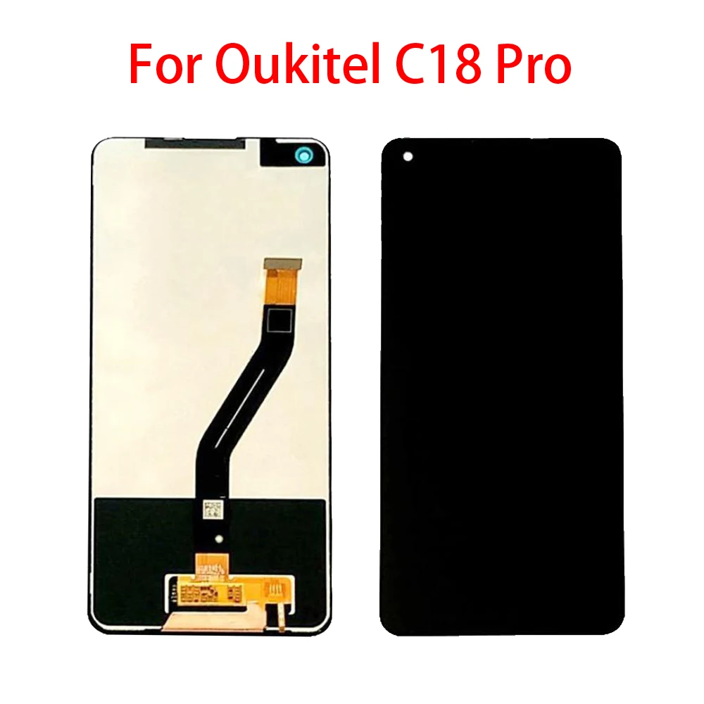 New Tested Full Screen For Oukitel C16 C17 C18 C19 C21 C22 C25 C31 C23 Pro LCD Display Touch Screen Digitizer Assembly