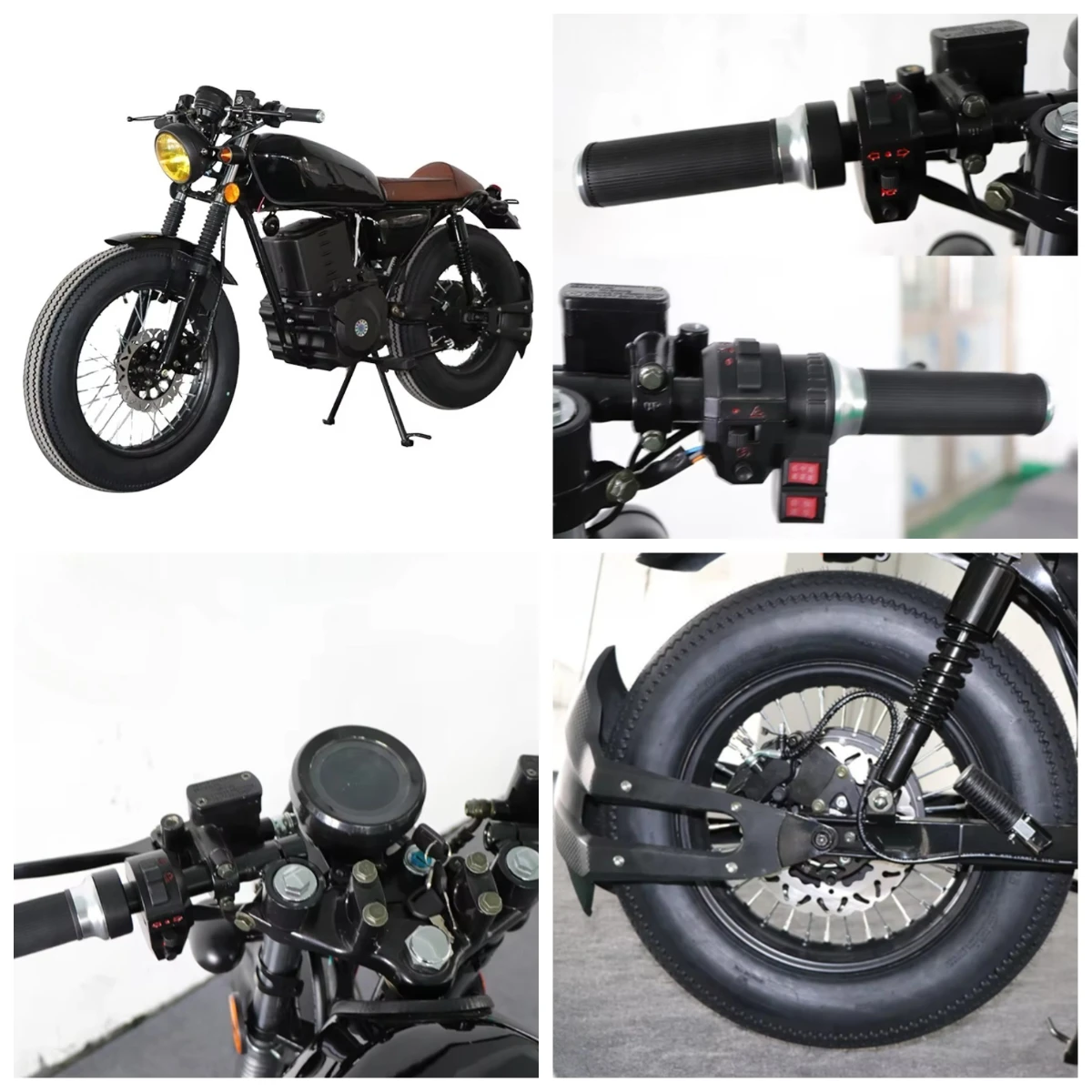 

KW New Fashion High Power 3000W Electric Motor For Europe Market 72v Streetbike Electric Motorcycle