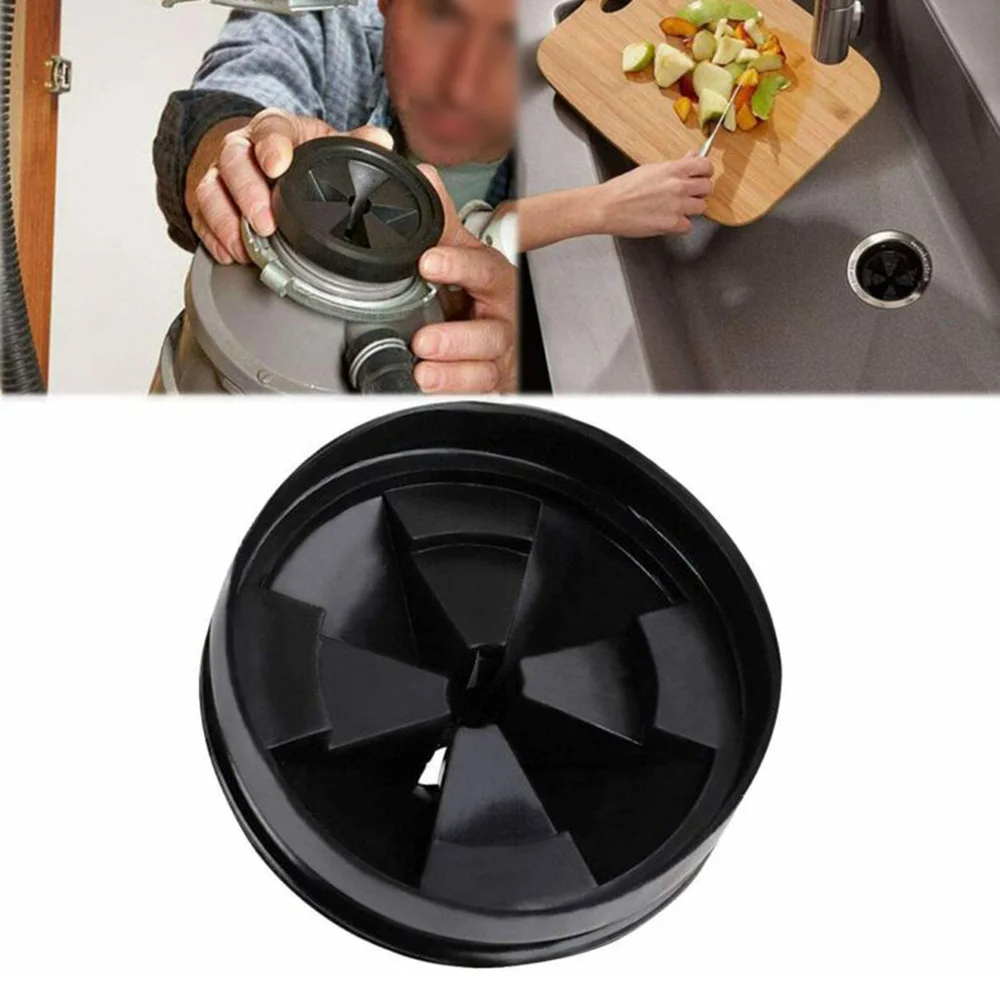 Disposal Splash Guard Garbage Ring Stopper For InSinkErator Black Rubber Removable Antimicrobial-Splash Guard Ring Cover