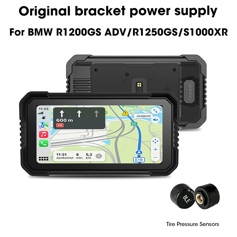6.25 "Carplay Scherm voor BMW Moto Navigatie Draadloze Android Auto IPX7 Waterdicht Voor BMW R1200GS/R1250GS/R1300GS/S1000XR