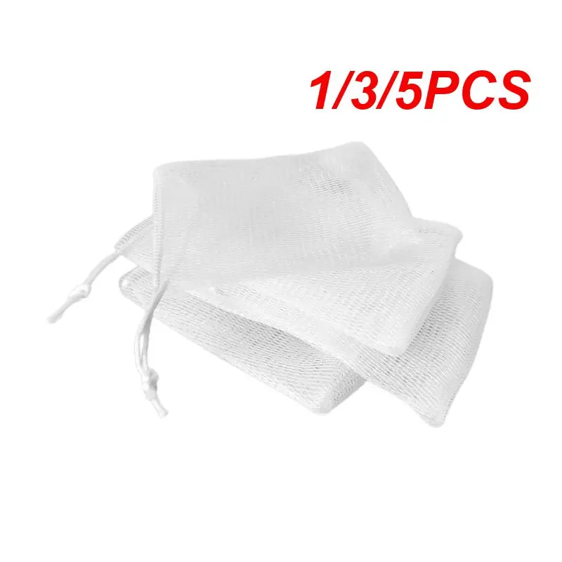 1/3/5PCS Cleanser Handmade Soap Foaming Mesh Antibacterial Cleansing Mesh Delicate Foaming Face Wash Facial Care Tool