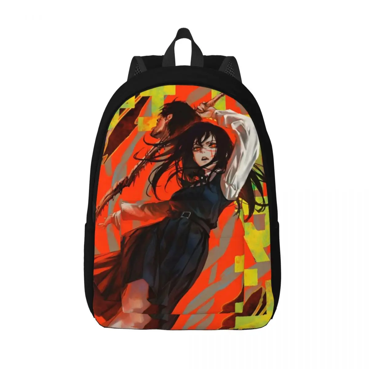 

Anime Chainsaw Man Casual Backpack Outdoor High School Business Daypack for Men Women College Canvas Bags