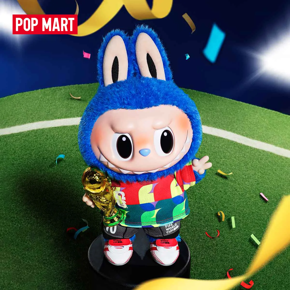 【EU】POP MART THE MONSTERS × FIFA SERIES - Muñeco de Vinilo Coleccionable en Caja Sorpresa, Figura Adorable, Regalo