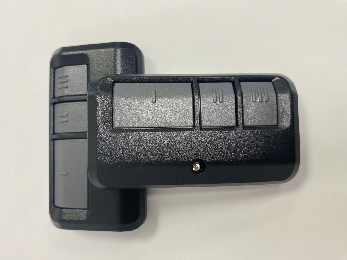 Security 2.0 Rolling Code Yellow Button Remote Control Key Fob For Gate 893MAX Transmitter With Visor Clip