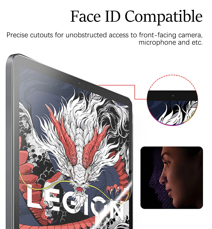 3 Stück Papiergefühl wie Displayschutzfolie für Lenovo Legion Y700 2025 8,8 Zoll 3. 2. Generation 2023 Kein Glas – Detail 5