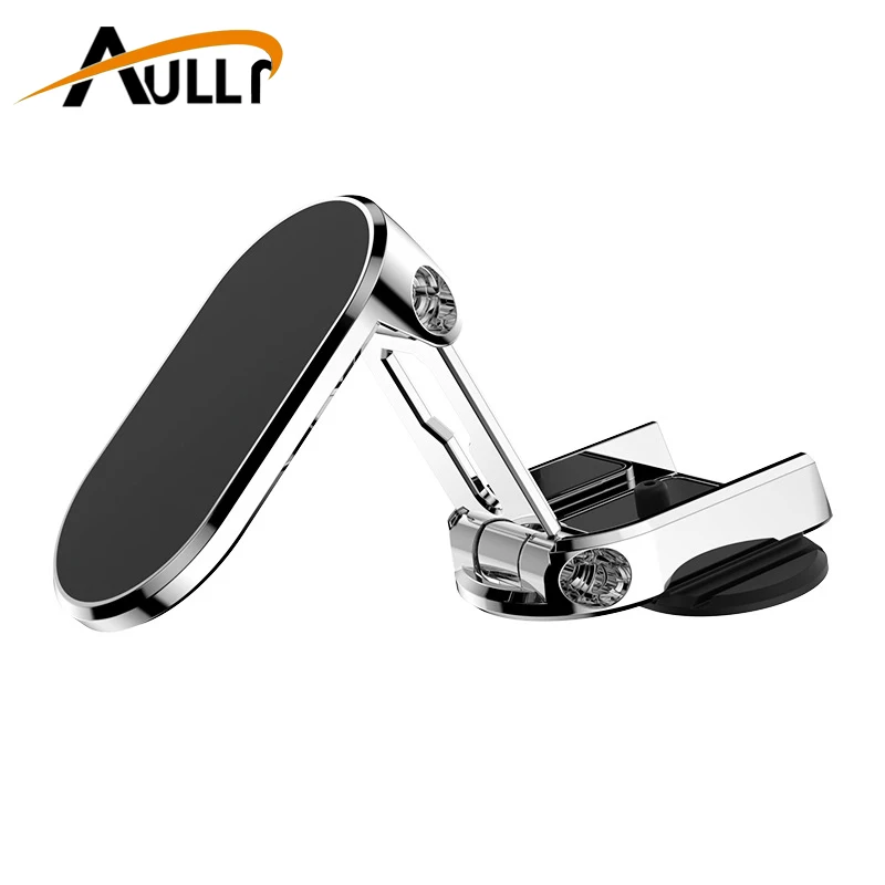 360 Rotatable Magnetic Car Phone Holder Magnet Smartphone Support GPS Foldable Phone Bracket in Auto For iPhone Samsung Xiaomi